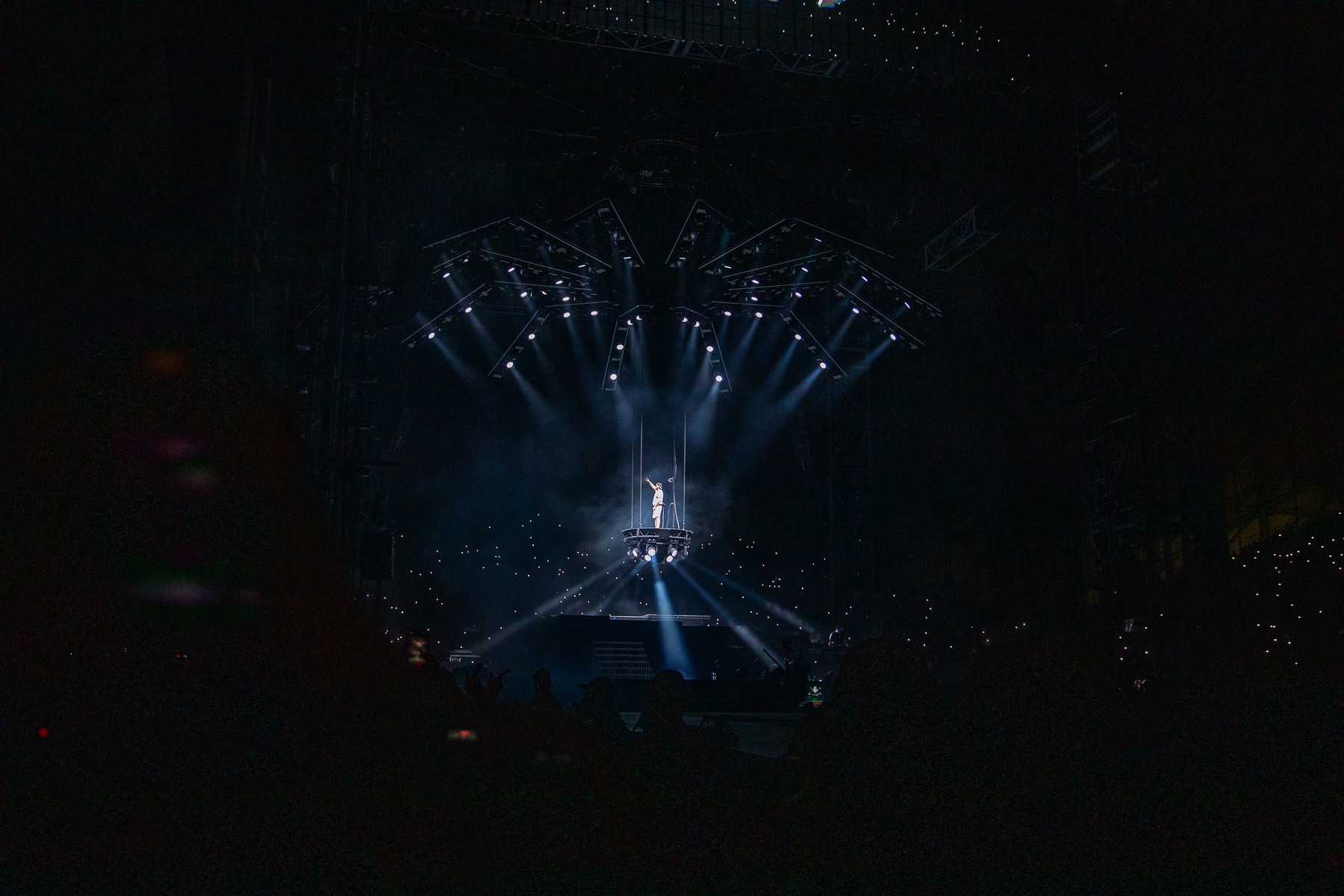 Truss and stage structure, JUL Vélodrome